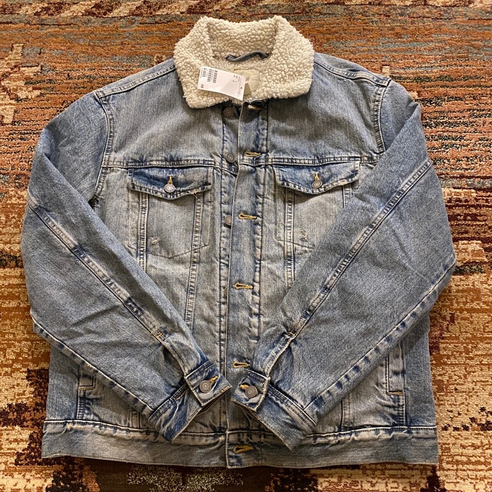 H&M SHERPA JEAN JACKET